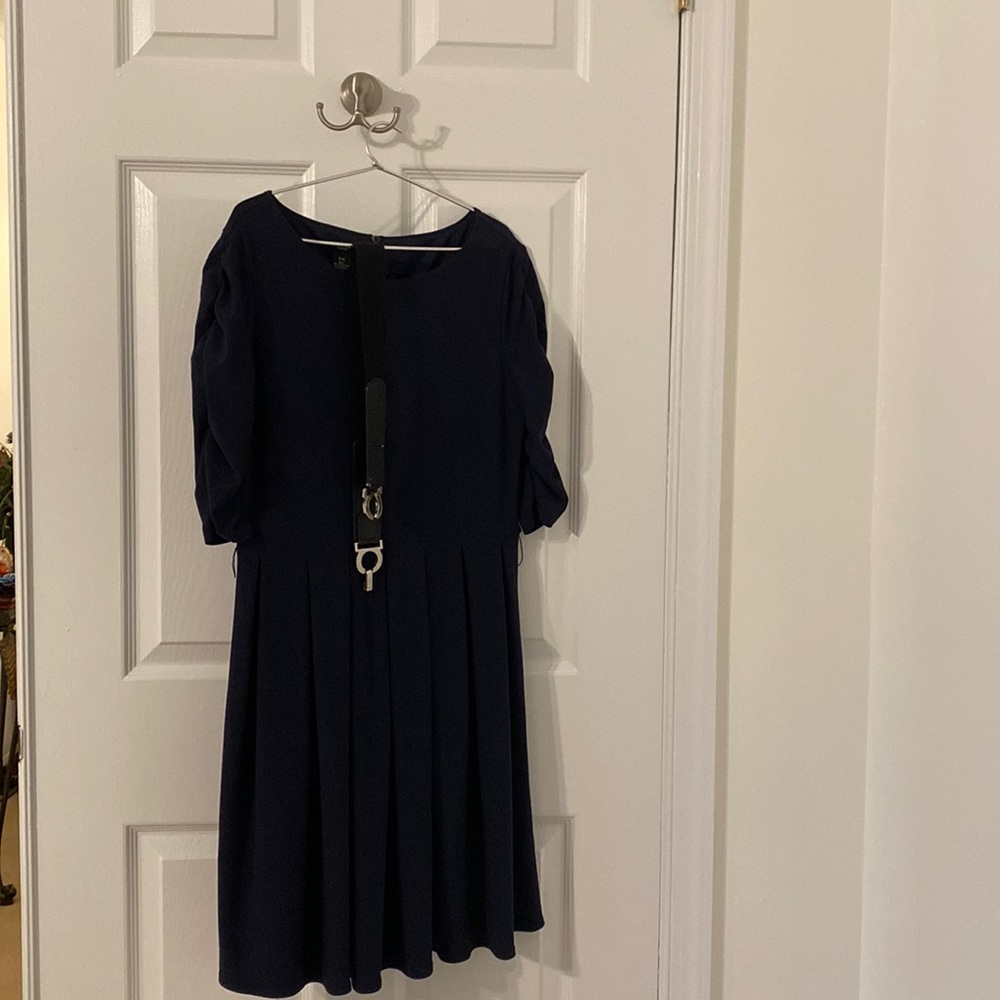 Navy blue dress